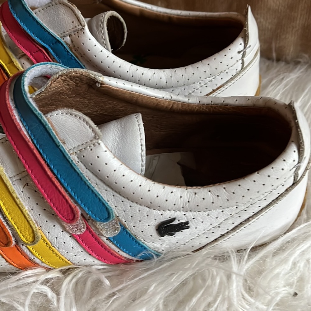 Vintage Lacost Sneakers Rainbow - Picture 2 of 10